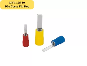 DBV1.25-10 Đầu Cosse Pin Dẹp 19A 22-16AWG